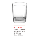 exclusive banquet shatter-proof logo printed clear delicate tequila water glass